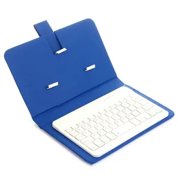 

Three System Universal Two-in-One Universal Mobile Keyboard Leather Sheath Wireless Keyboard Protective Case