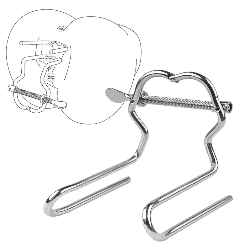 Adjustable Vaginal Anal Dilator Gay Anus Expansions Devices Stainless 