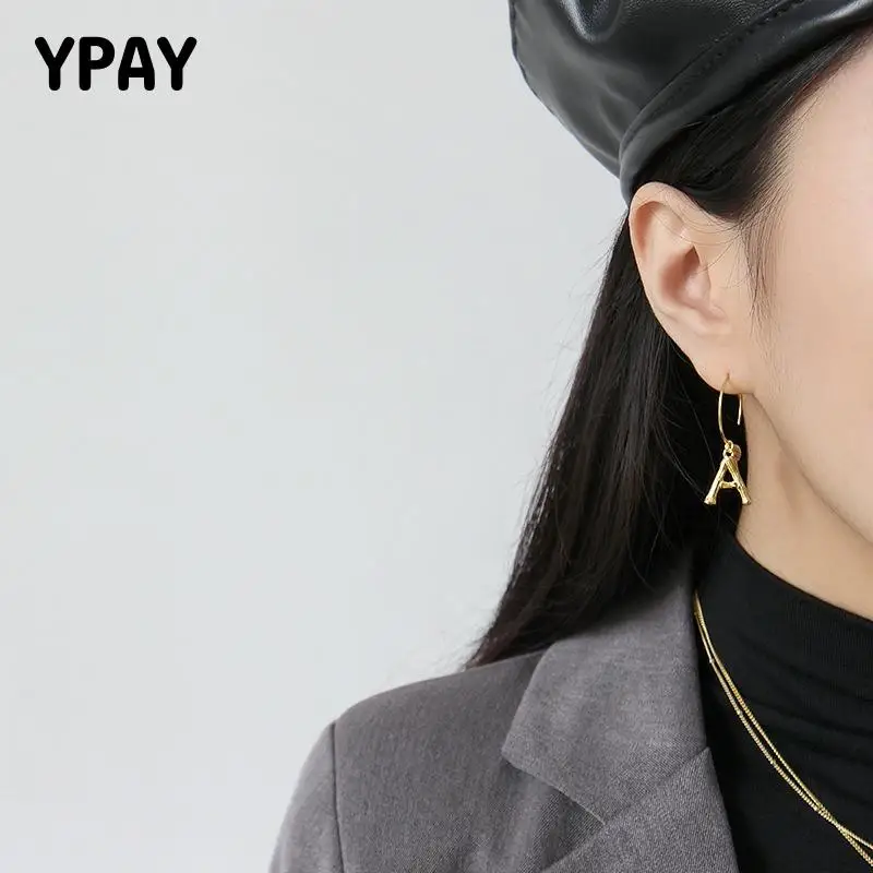 Серьги-подвески YPAY из серебра 100% пробы женские однотонные Висячие Ювелирные