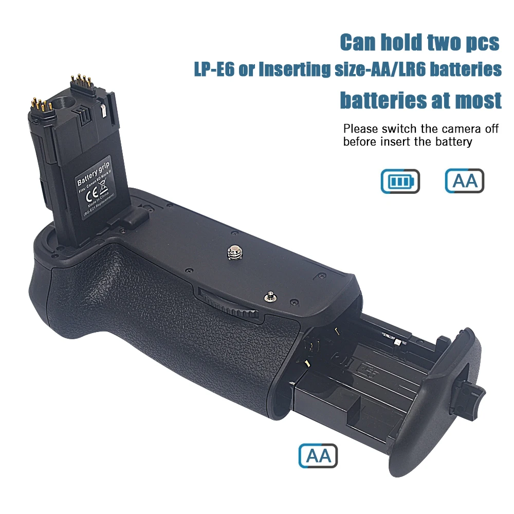 Mcoplus BG-6DII Vertical Battery Grip for Canon EOS 6D Mark II 6D II 6D2 SLR Camera as BG-E21