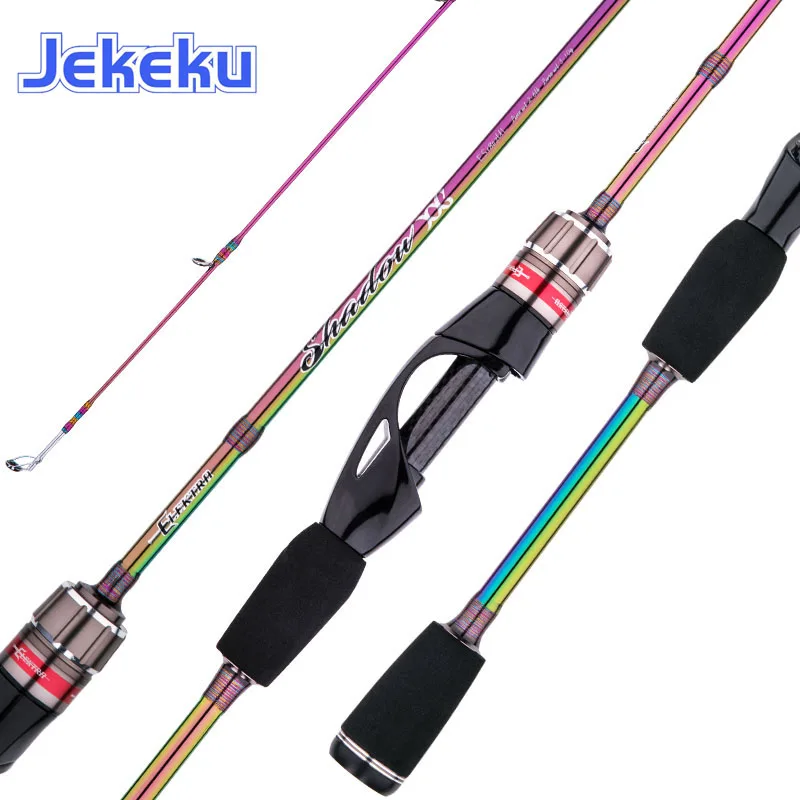 

JEKEKU Solid Tip Trout Lure Rod UL Power 1.68m 1.8m 1.98m Ultralight 1-7g 2-6lb Carbon Spinning/Casting Rod Probale Fish