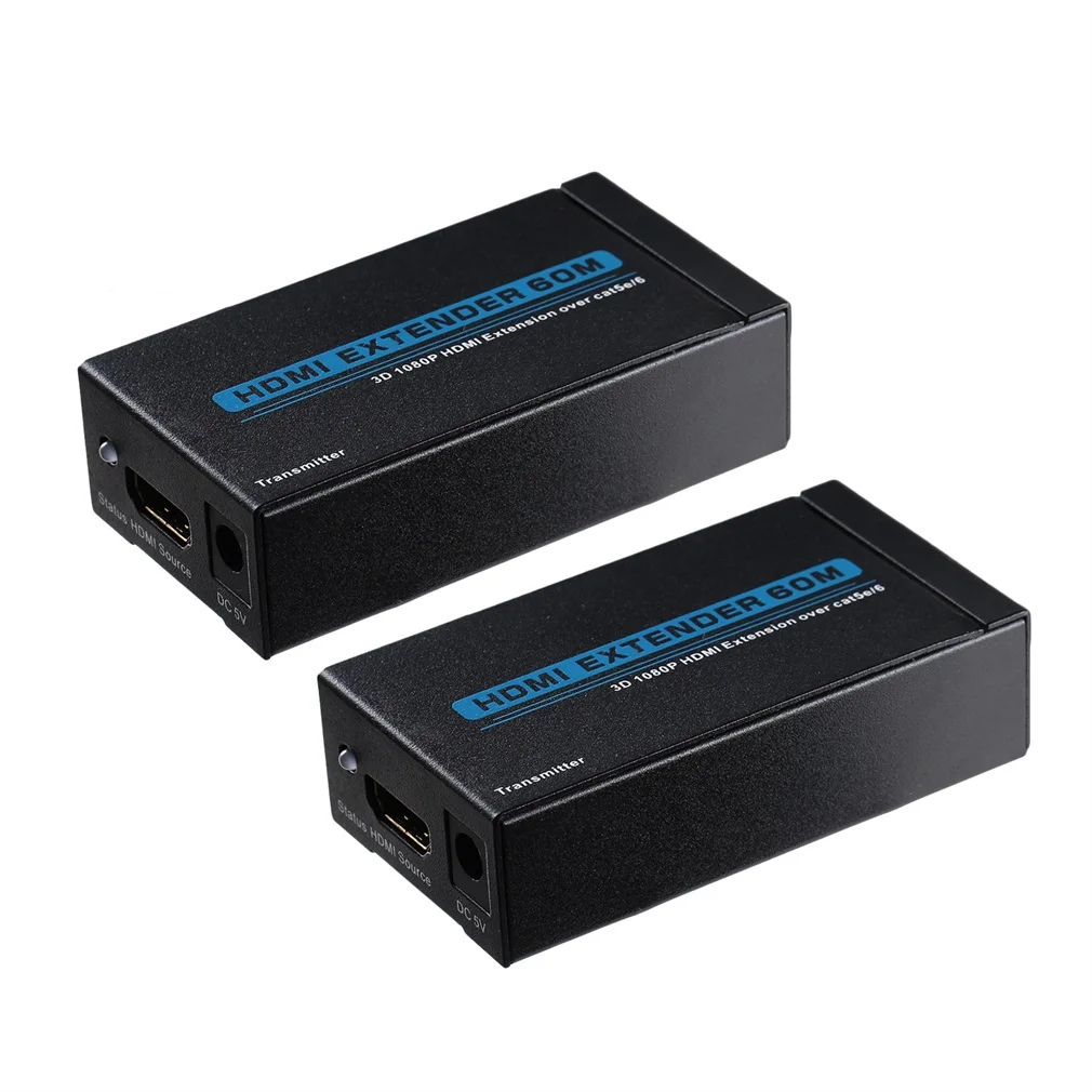 3D 1080P HDMI удлинитель по Cat5e/6 RJ45 удлинитель(до 60 м) J-Tech автоматическая Настройка не требуется