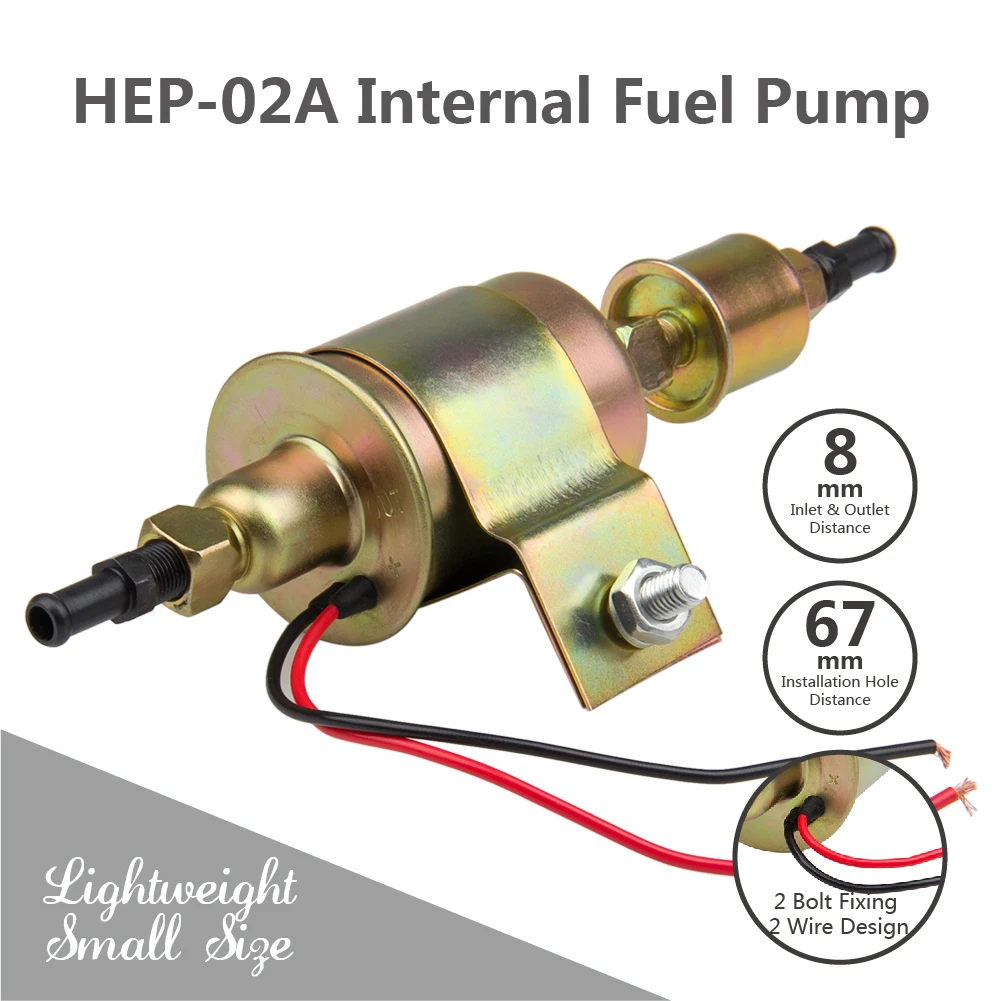 New Universal Electric Fuel Pump With Installation Kit E8012S