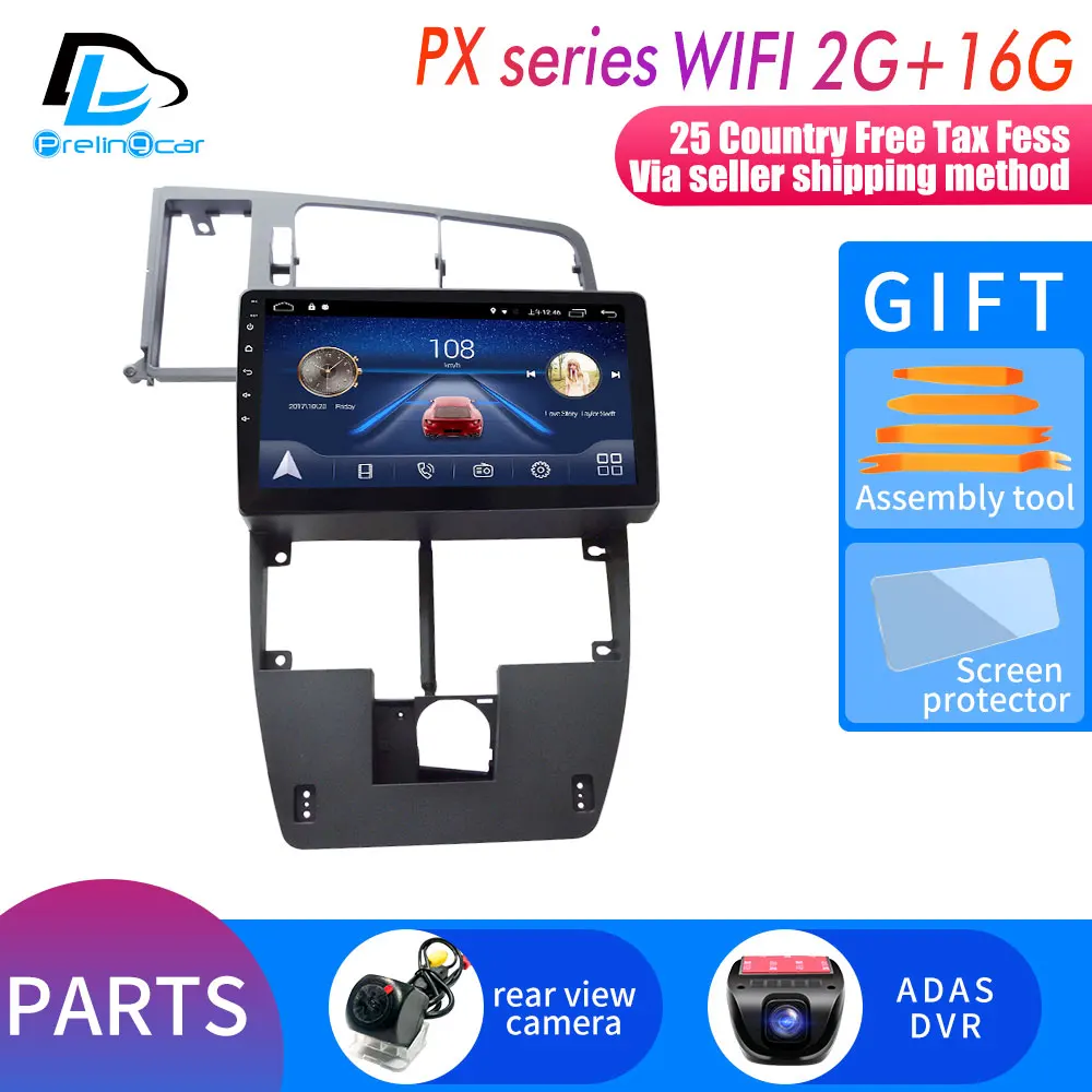 PX player 2G16G DVR 4G Lte Android 9,0 gps Мультимедийная навигационная система для Volkswagen VW старый Jetta автомобильный dvd-плеер Подушка подголовник радио - Цвет: PX player 2G16G DVR