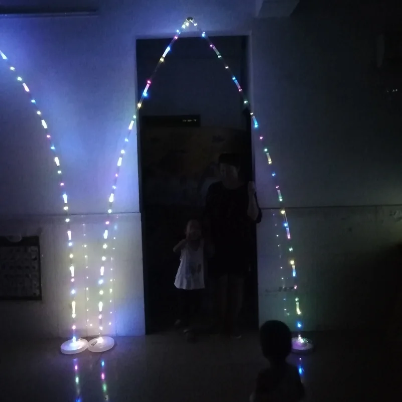DIY светодиодный светильник для праздника арки Свадебные украшения события рождественские принадлежности для вечеринки свет(не включает батареи