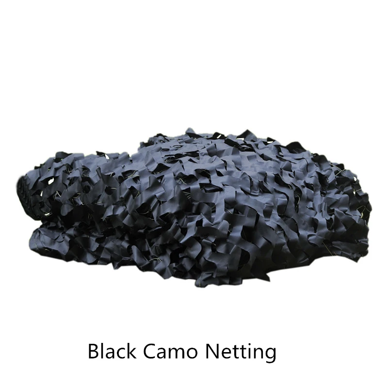 Black 1,5 м* 4 м домашние садовые беседки камуфляжная сетка военный автомобиль крышка Кемпинг Охота навес палатки для праздников солнцезащитный камуфляж сетка - Цвет: Black