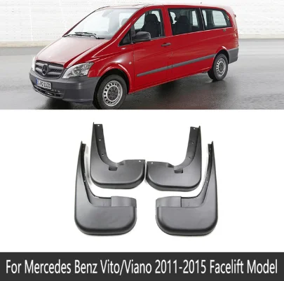 Auto Schlamm Flaps für Mercedes Benz V-Klasse Vito Viano 2015 ~ 2019 W447  Kotflügel Splash Guards Kotflügel Schmutzfänger auto Zubehör - AliExpress