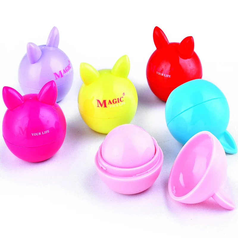

Natural Fruit Organic Embellish Lip Balm Cute Sphere Winter Lip Protector Nutritious Lipstick Lip Enhancer Lip Moisturizer TSLM1