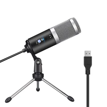 

Professional USB Condenser Microphone Kit for Computer Karaoke Microphone For Laptop MAC Windows YouTube for Live Teaching Mic