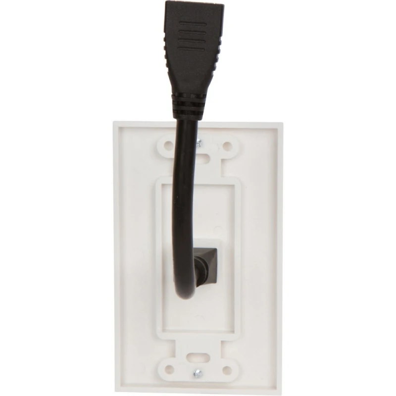 Новая настенная пластина для HDMI 2,0, панель, лицевая крышка, 1080 P, полное высокое разрешение, монтажный кронштейн с кабелем для кабельного телевидения