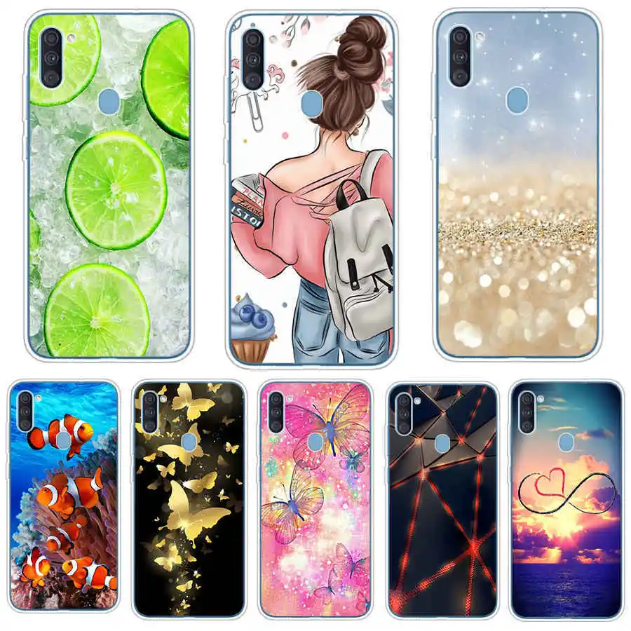 Per Samsung Galaxy A11 Custodia M11 Cover Posteriore Custodia Morbida In Silicone Per Samsung A11 Galaxy M 11 Cover Completa Coque Funda