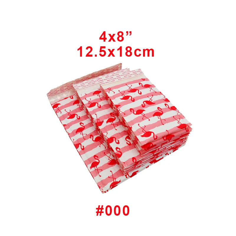 12.5x18cm 50pcs 50 шт/10x13-дюймовый/260*330 мм розовый Фламинго шаблон пузырьковый конверт для почты розовый самозапечатывающийся объемные конверты/почтовые пакеты - Цвет: 12.5x18cm 50pcs