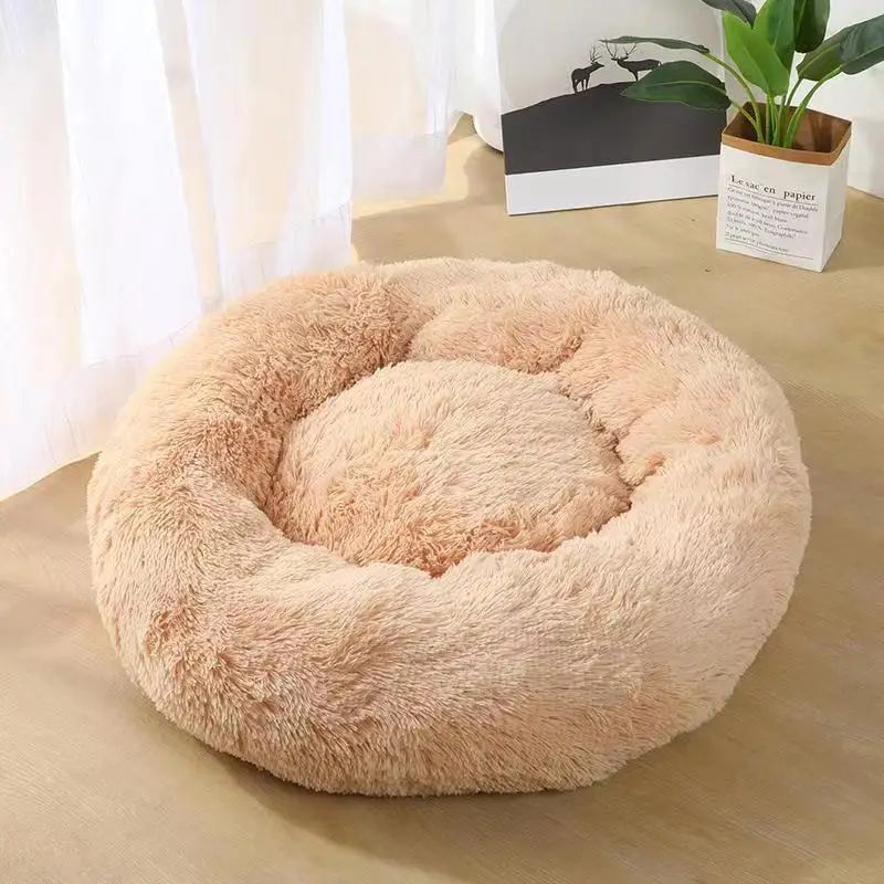 Super Soft Dog Bed Washable Plush Kennel Kennel Deep Sleep Doghouse Sofa Chihuahua Dog Basket Pet Bed