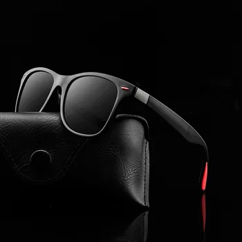 

Vintage Sports Style Polarized Sunglasses Me Women Classic Square Plastic Driving Sun Glasses Male Fashion Black Shades UV400
