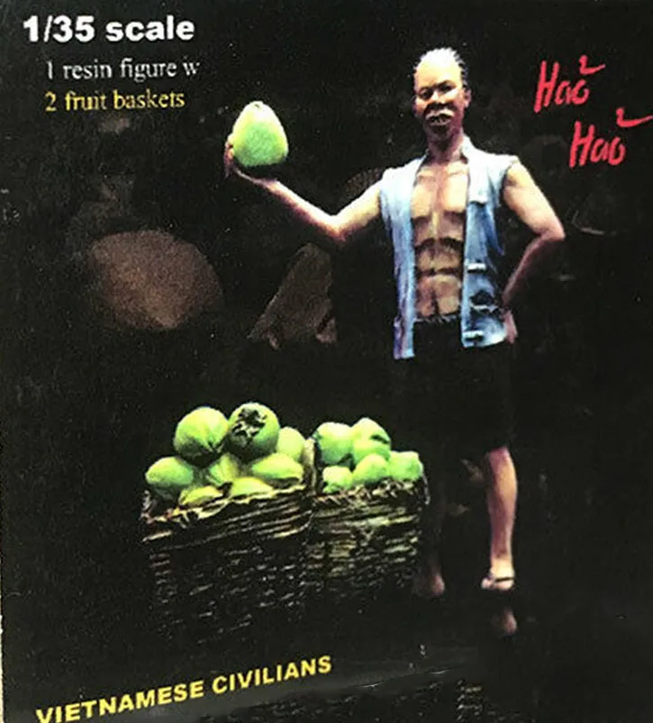 

New Unassembled 1/35 ancient Civilians - Fruit Man Resin Figure Unpainted Model Kit