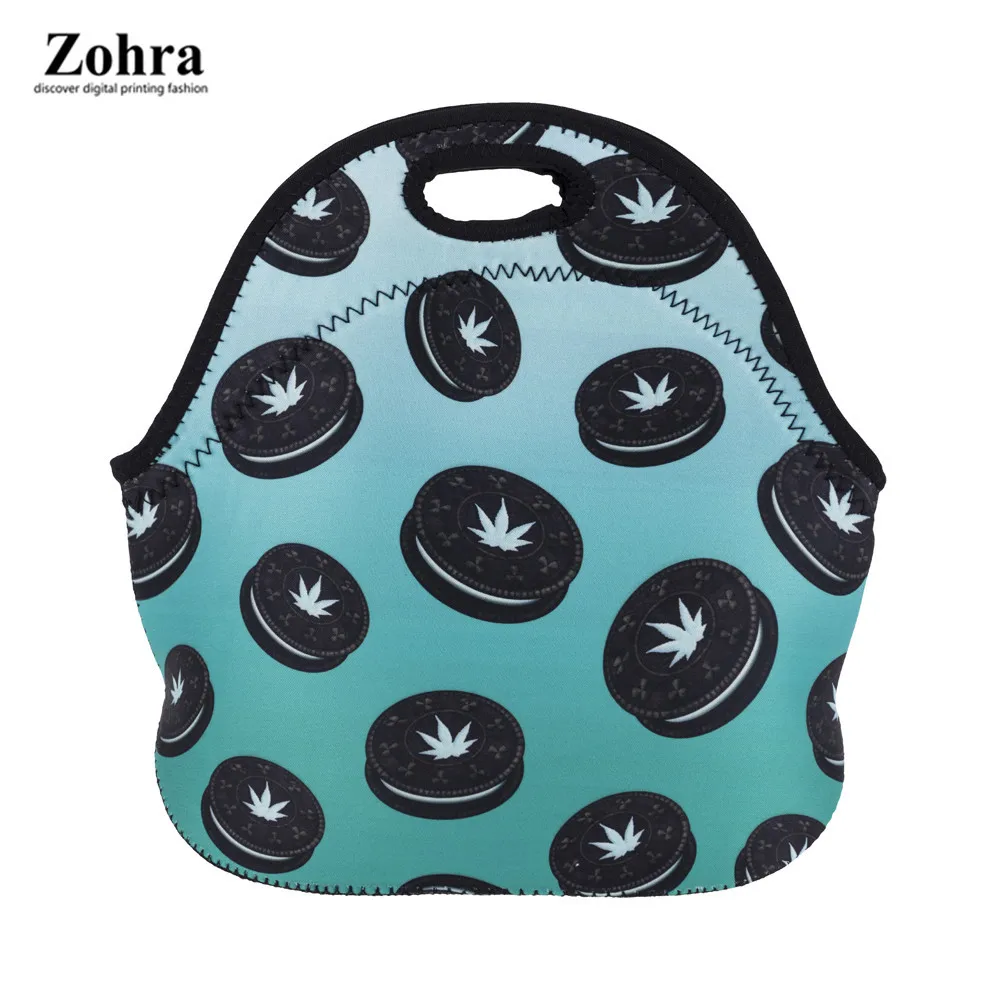 

Zohra New Style Neoprene Bento Box Bag Outdoor Lunch Bag Thermal Bag Printed Cartoon Lunch Box Bag Insulated Bag