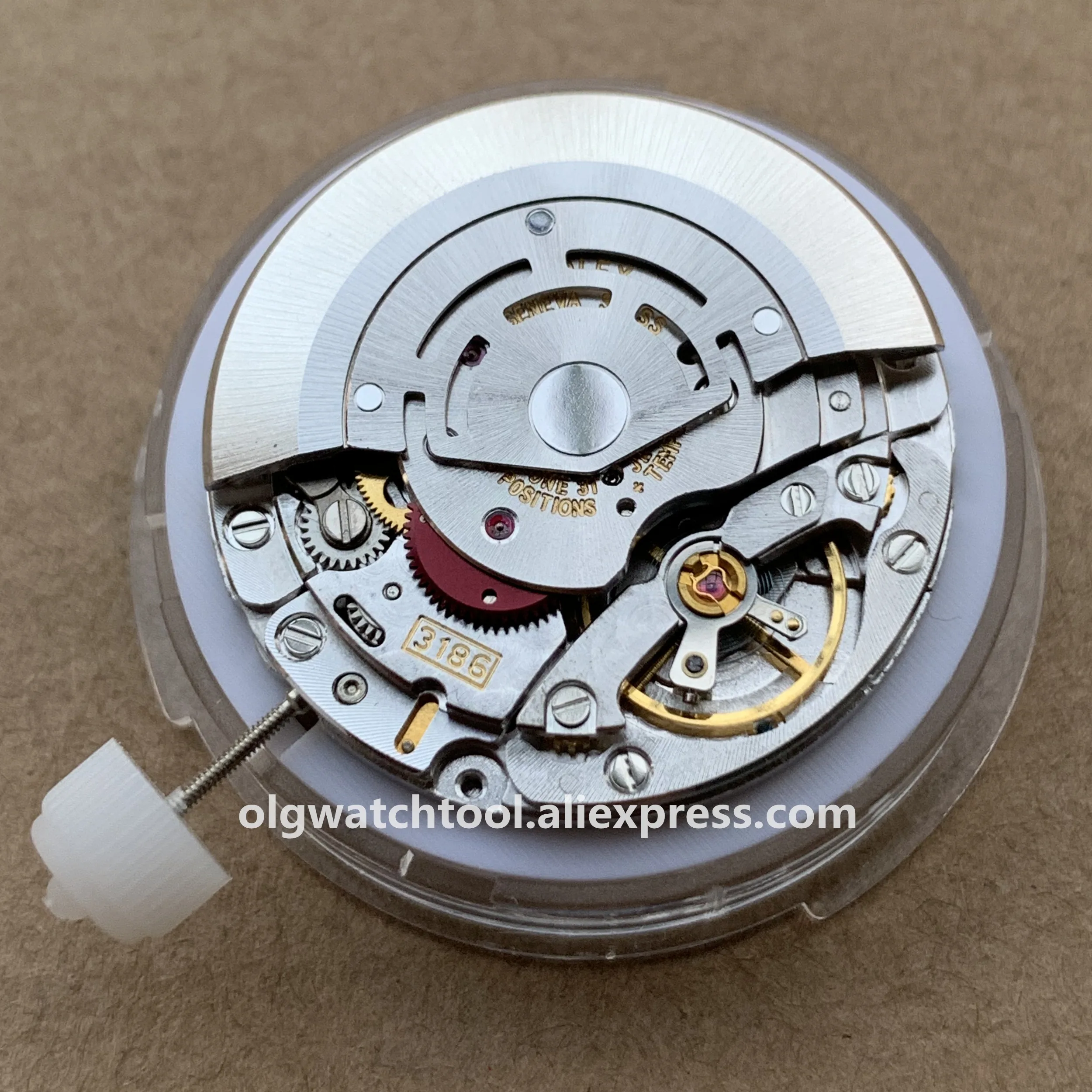 Free Shipping China Clone R Gmt 3186 Movement Automatic Mechanical Movement  Men Watch Movement Blue Balance - Watch Movement - AliExpress