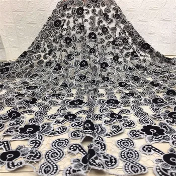 

Madison Velvet Lace Fabric with Sequins High Quality African Sequence Lace French Tulle Mesh Lace Fabrics Nigerian Net Lace