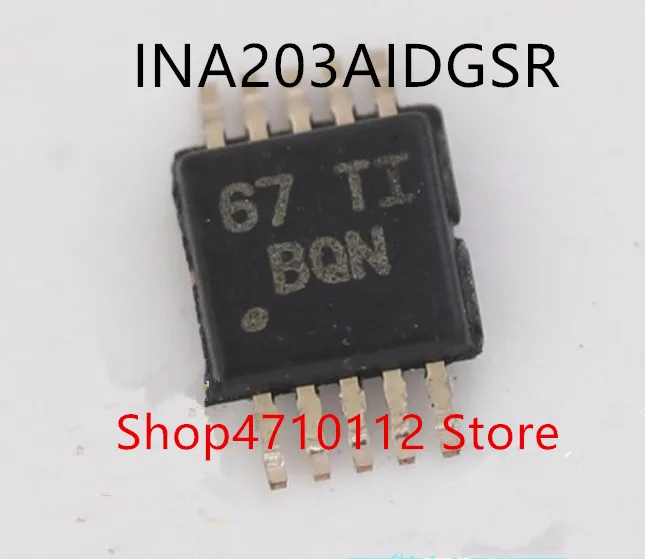 10 шт./лот Новый INA203AIDGSR BQN INA205AIDGSR BBX INA206AIDGSR BQQ INA208AIDGSR BQS INA220AIDGSR OOUI INA226AIDGSR 226 MSOP-10 |