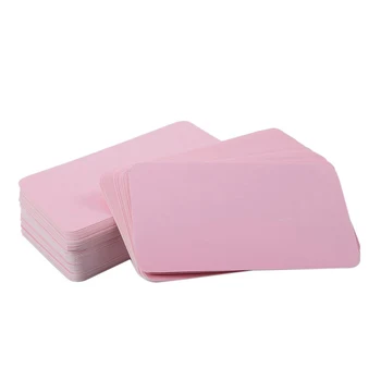 

Blank Handwritten Paper Message Card Business Thank You Cards for Memo Wedding Party Greeting pink