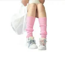 Punk Knitted Knee High Leg Warm Heap Socks For Women Long Crochet Socks Boot Cuffs Lolita Gothic Hip-hop Rock Y2k Leg Warme S9o1