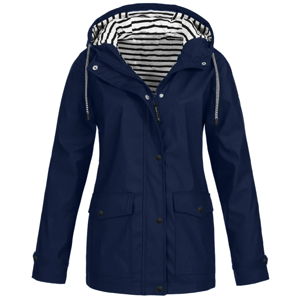 JAYCOSIN Warm Winter Women  Collar Hooded Coat Jacket Denim Trench Parka Outwear Spring Coat Women Wool Long Coat 2019