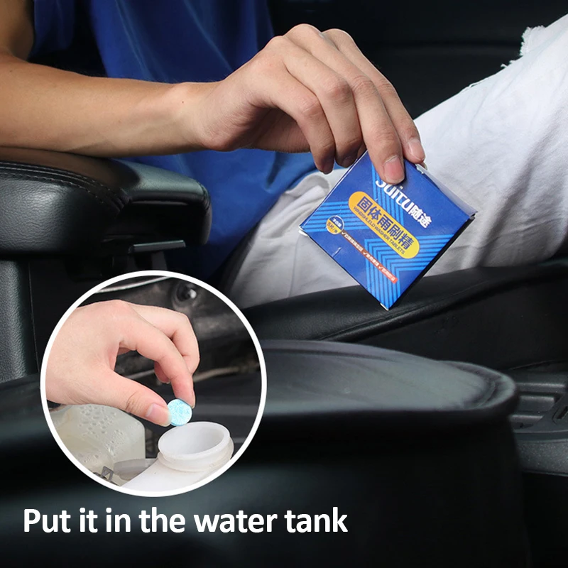 

Auto Glass Water Solid Effervescent Tablets Universal Car with Strong Decontamination and Concentrated Wipe Car accessories