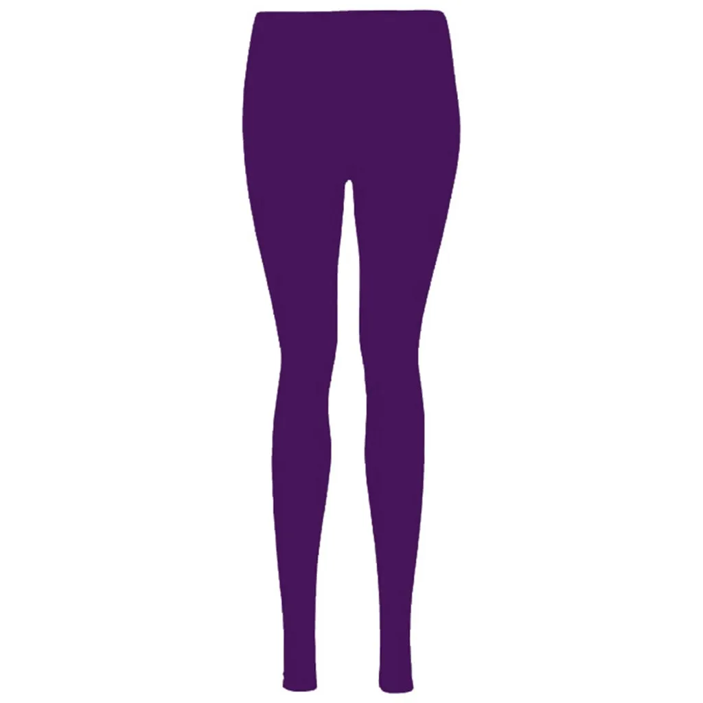 Women's Quick-Drying Elastic Leggings Solid Colour Fitness Leggings New Style Fashion legginsy damskie silownia