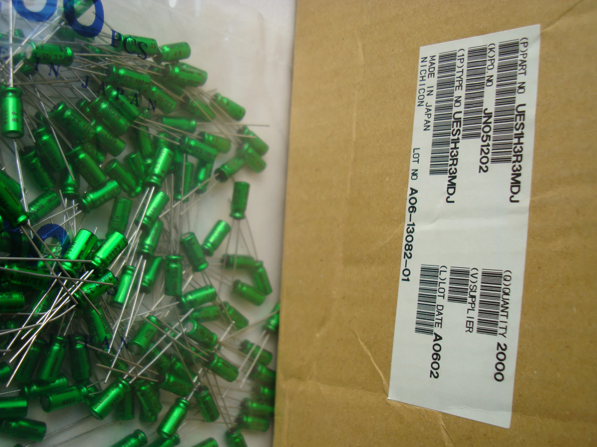 30pcs/lot Original nichicon MUSE BP/ES series non-polar audio fever aluminum electrolytic capacitor free shipping