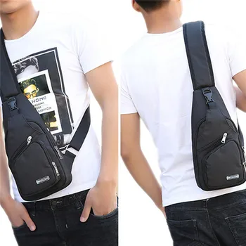 

2020 fashion casual Men Chest Bag Multipurpose Shoulder packs Crossbody Bags for Boys Black/Gray/Red