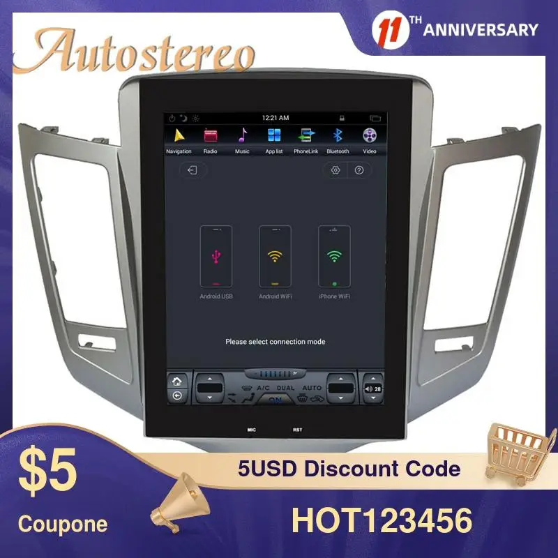 Tesla Style Android 9.0 6Core 4GB Car GPS Navigation For CHEVROLET CRUZE 2009-2013 Stereo Head Unit Multimedia Player Auto Radio |