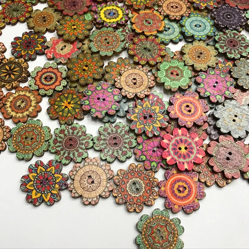 wooden craft buttons bulk