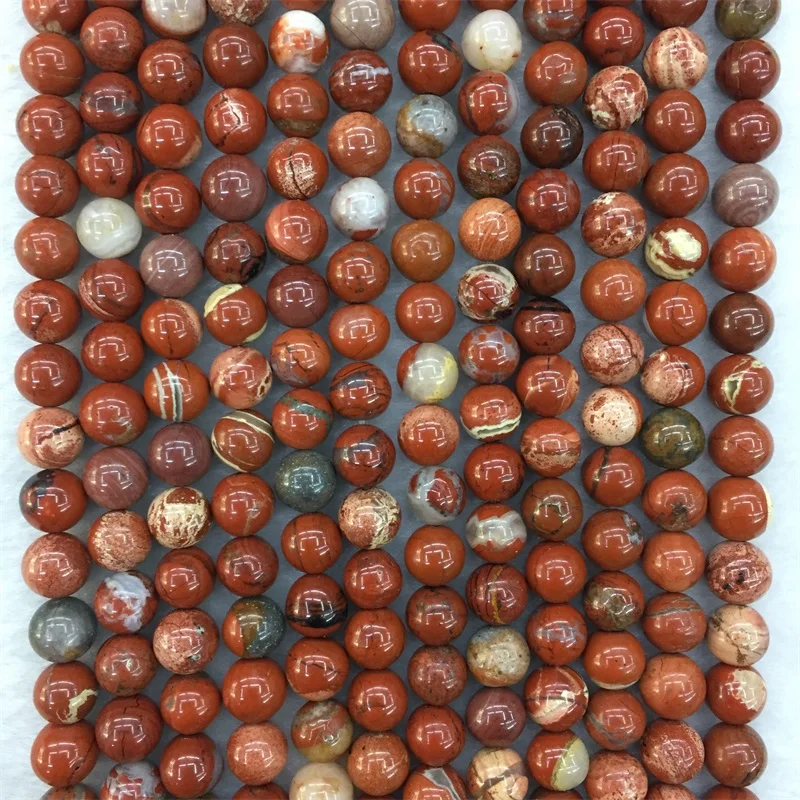 Oriental Jasper Genuine Gemstone Bloodstone Breciated Natural Stone Beads for Power Health Energy Bracelet Jewelry Making DIY | Украшения и