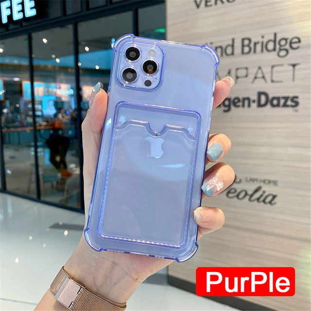 Bag Transparent Phone Case For iPhone 11 12 13 Pro Max Lens Protection on iPhone Xr Xs Max 7 8 Plus SE 2020 Soft Back Cover