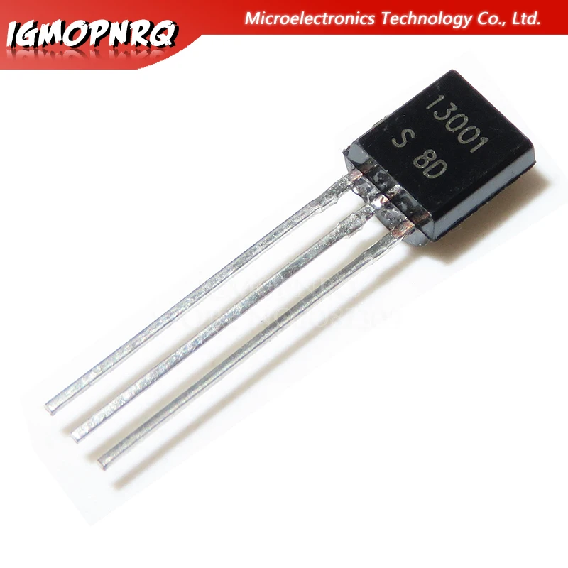 100pcs MJE13001 13001 TO-92 600V 200MA NPN Transistor new original | Электронные компоненты и принадлежности
