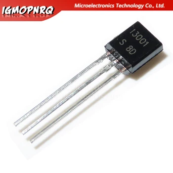 

100pcs MJE13001 13001 TO-92 600V 200MA NPN Transistor new original