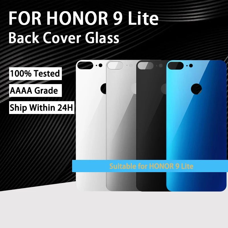 Замена для Huawei honor 9 Lite задняя крышка батарейного отсека заднее стекло корпус lite Крышка стекло|Корпусы и