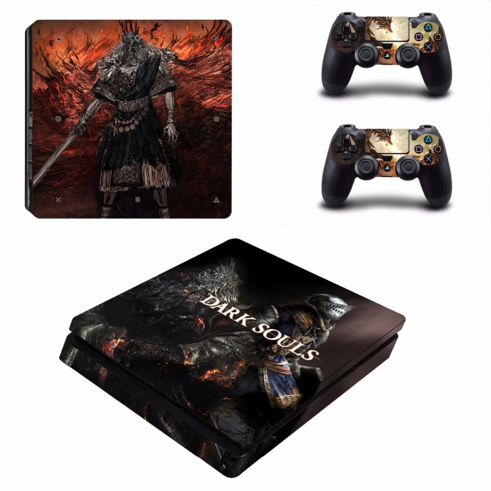 Игра Dark Souls Remake PS4 Slim Skin Наклейка для playstation 4 консоль и контроллер PS4 Slim Skins стикер s винил