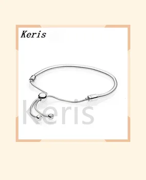 

100% 925 sterling silver 1:1 original authentic 597125cz charm basic charter bracelet free