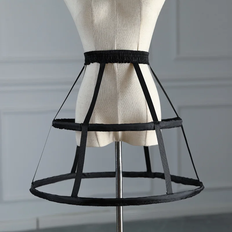 2-HOOPs Bride Hollow out Birdcage for Bridal Crinoline Petticoats A Line Wedding Accessories Underskirt petticoat skirt,petticoat underskirt,wedding underskirt,wedding petticoat