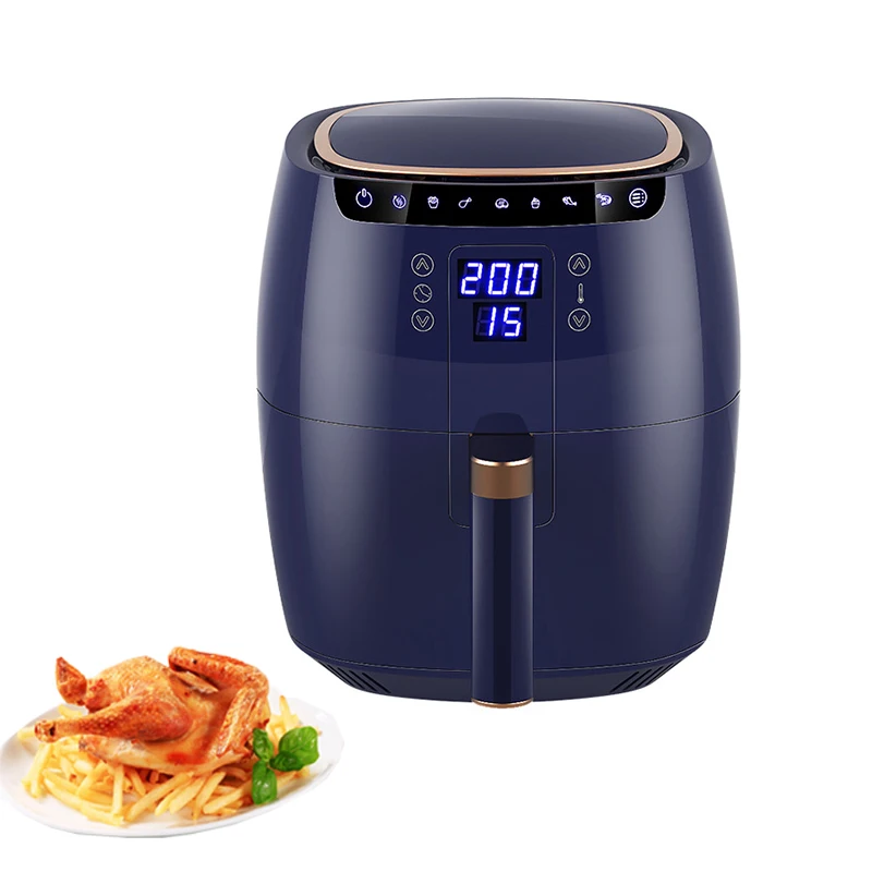 

1500W Electric Air Fryer Oil free Health Fryer Cooker Smart Touch LCD Deep Airfryer French Fries Pizza Fryer