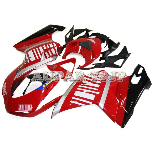 As Picture Shown Для поездок на мотоцикле Ducati 848 1098 1198 2007 2008 2009 2010 2011 2012 обтекатели ABS Пластик рамы кузова Чехлы для инжектора красные, черные капоты корпуса - Цвет: As Picture Shown