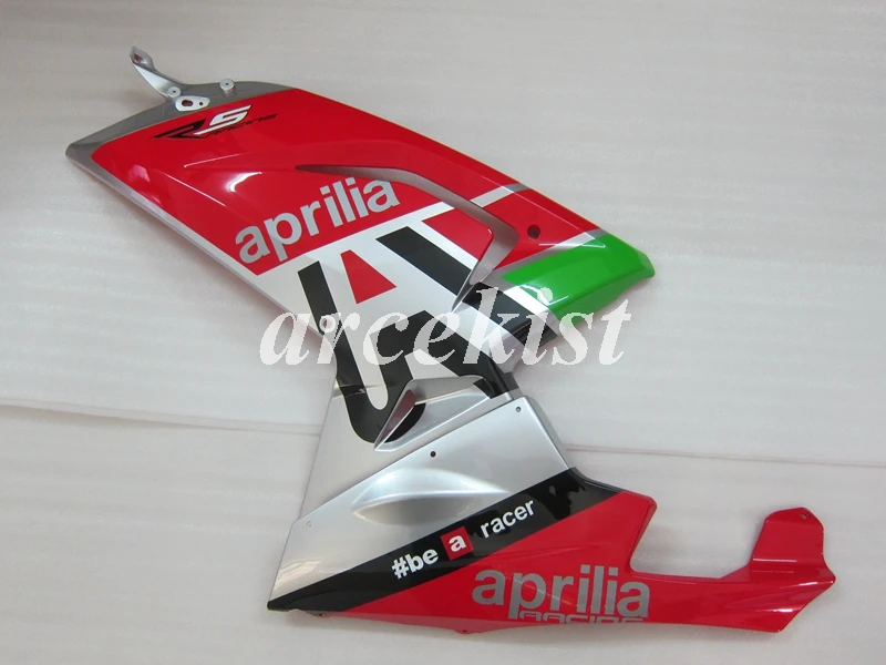 Литьевая Форма ABS полный обтекатель комплект подходит для Aprilia RS125 125 2006 2007 08 09 10 2011 RS4 пользовательские Обтекатели набор красный зеленый