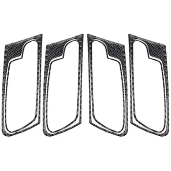 

Carbon Fiber Inner Door Handle Cover Trim for BMW X5 E70(2008-2013) X6 E71(2009-2014) Car Interior Door Bowl Decoration Frame St
