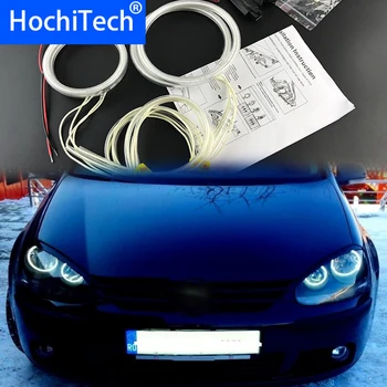 

HochiTech ccfl angel eyes kit white 6000k ccfl halo rings headlight for VW Volkswagen golf 5 MK5 2003-2009