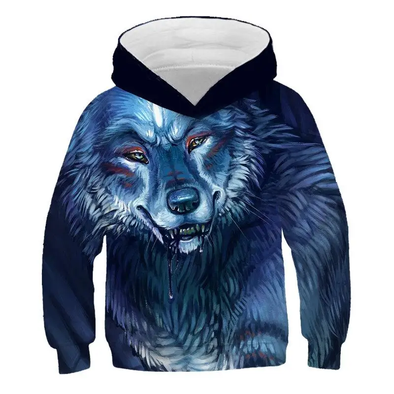 Ltimo modelo animal 3D impresin nios sudadera Abrigo con capucha suter nio leopardo Tigre estampado Cool ropa de ocio