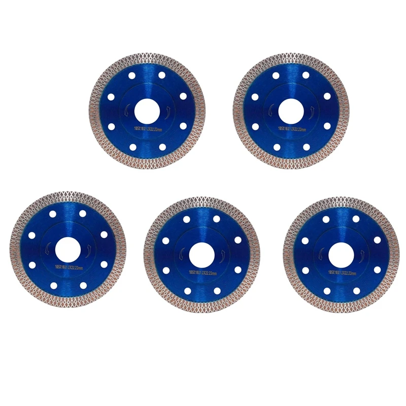 Disco de corte de hoja de sierra de diamante de 5 piezas y 4 pulgadas,  rueda para cortar azulejos de porcelana, funciona con sierra de azulejos y  amoladora angular|Hojas de sierra| - AliExpress