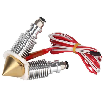 

Brass Diamond Extruder E3D-V6 Heatsink 3 in 1 OUT Multi Nozzle Extruder 3D Printer Kit Multi-Color Nozzle Set