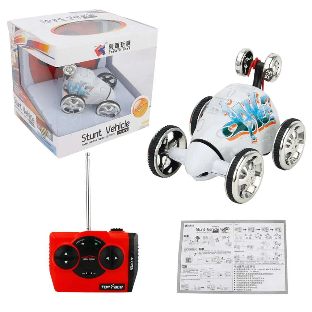 Create Toys 2152b 2ch Mini Stunt Toggle Trolley Radio Control Rolling Rc Car 360 Rotation Stunt Flip Car For Kids Rc Cars Aliexpress
