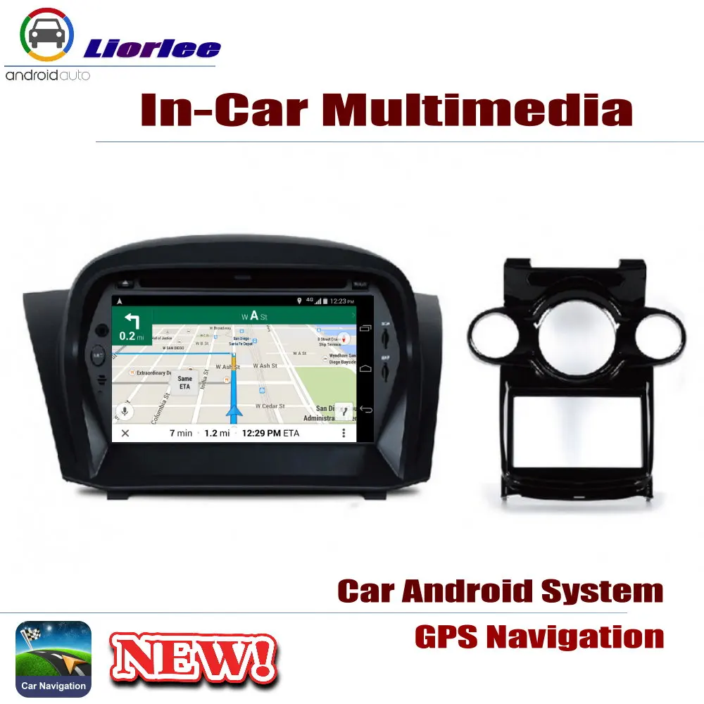 Для Ford Fiesta 2009 2018 автомобильный Android DVD GPS плеер навигационная система HD экран Радио